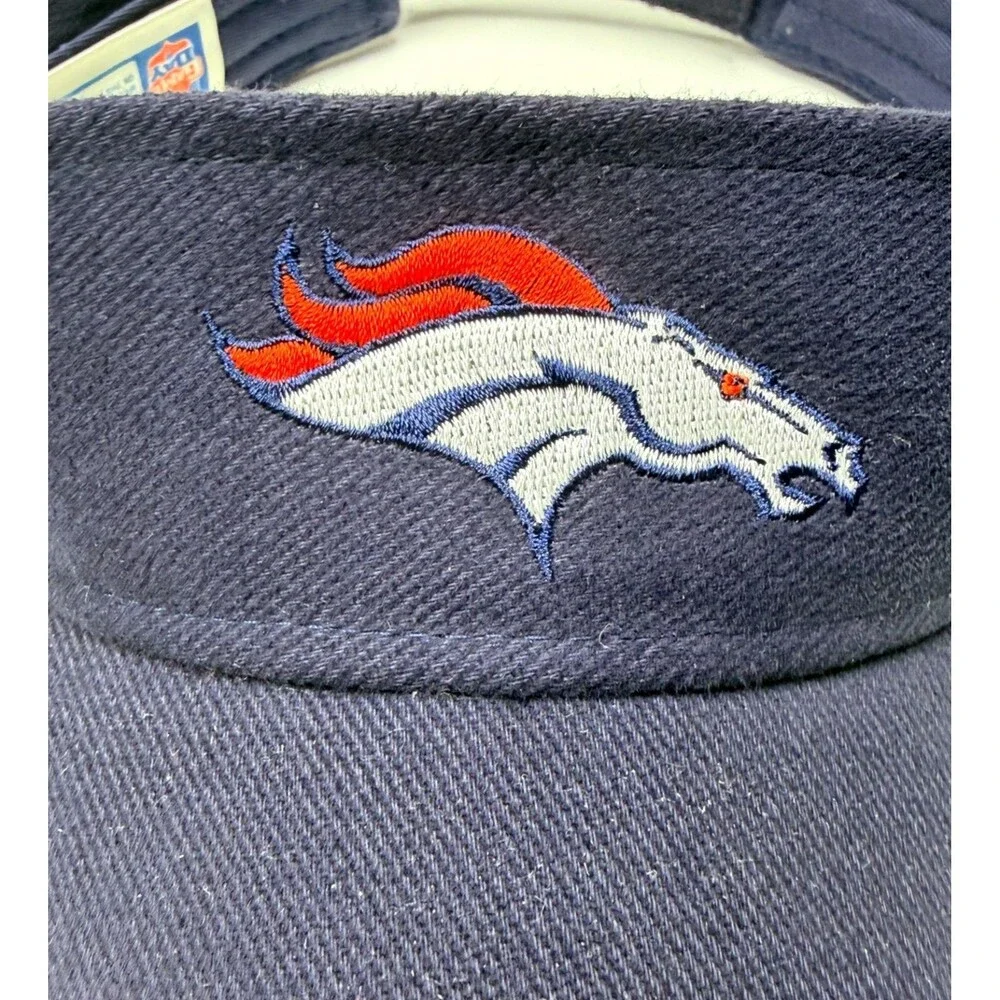 Denver Broncos Y2K  Adjustable Visor Hat NFL Football GameDay & Brian Griese Pin